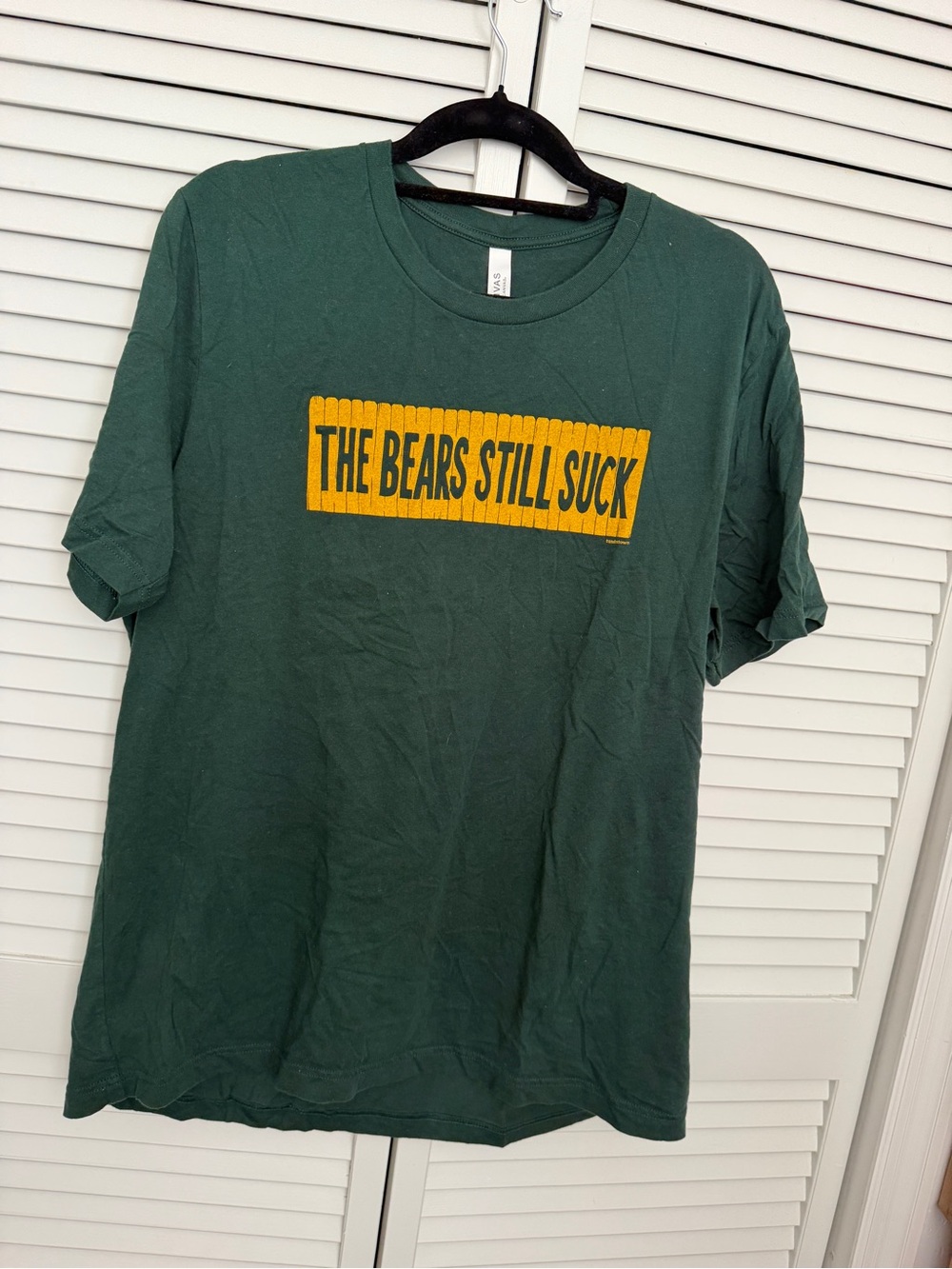 Green 'The Bears Still Suck' Graphic T‑Shirt Size XL - Green Bay Packers Unisex